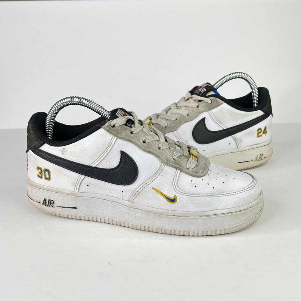 Nike Air Force 1 Low Ken Griffey Jr Sr Sneakers FLAW DJ5195-100 White 6Y, 7.5W